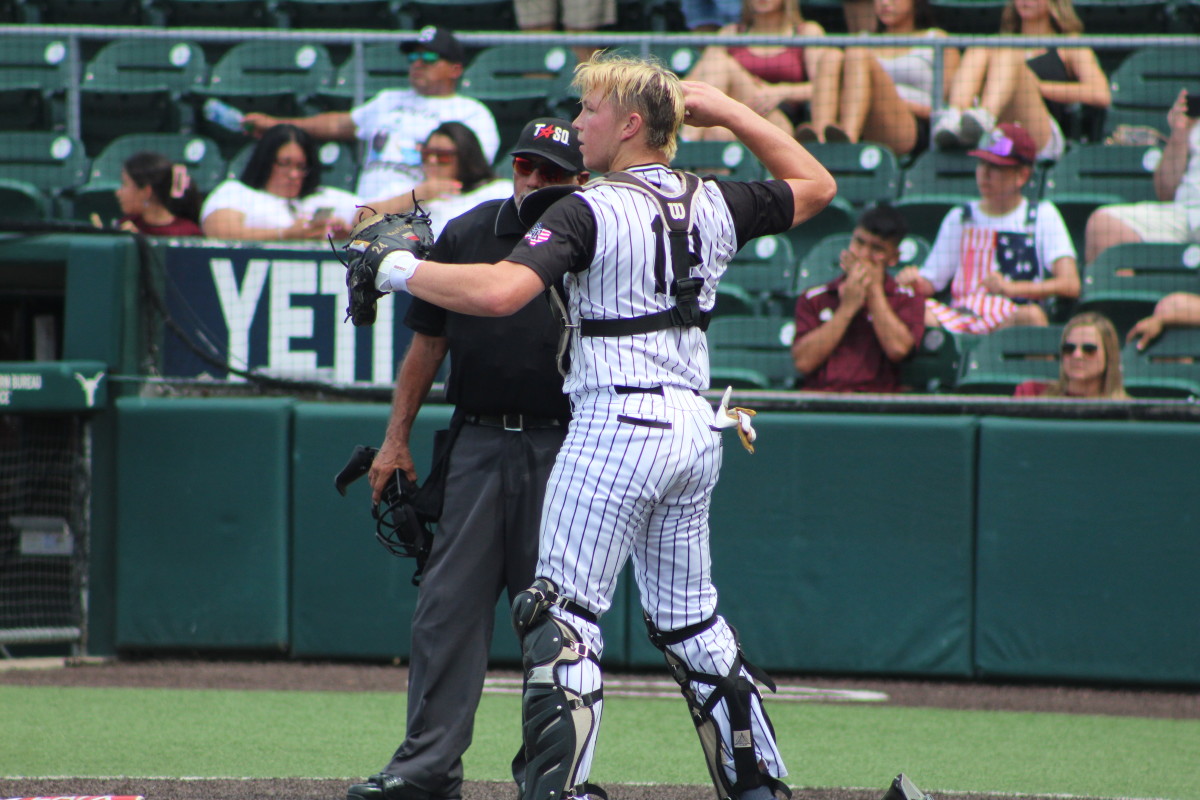 Texarkana Liberty-Eylau Canyon Randall 4A UIL state semifinals Texas baseball playoffs 060723 Andrew McCulloch 568